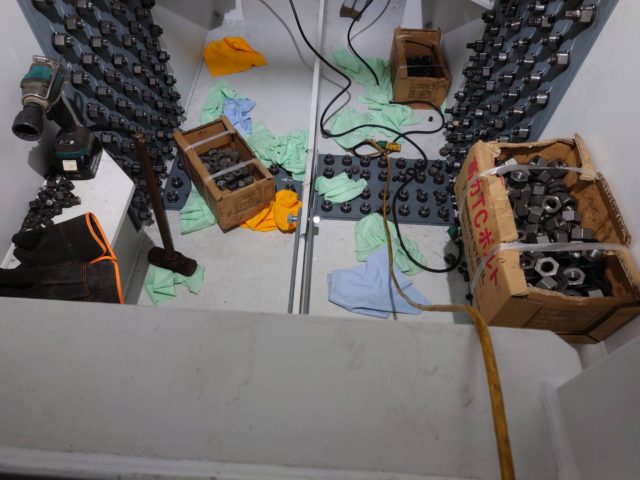 ハイテンの本締め